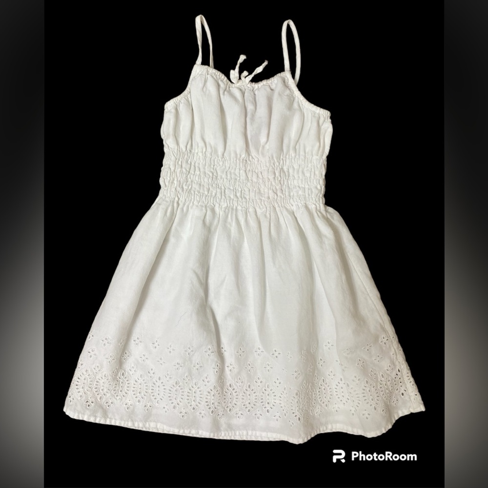 Old Navy Kids White Cotton Dress
